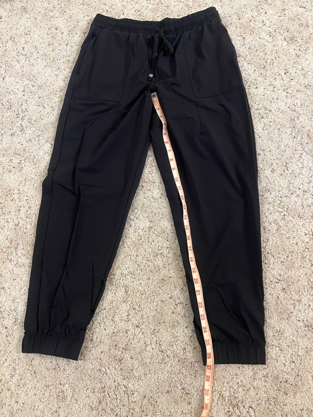 Fabletics Black Women's Drawstring Jogger Pants - Picture 3 of 5